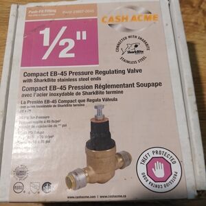 Compact EB-45 Pressure Regulating Valve - Gold and Black